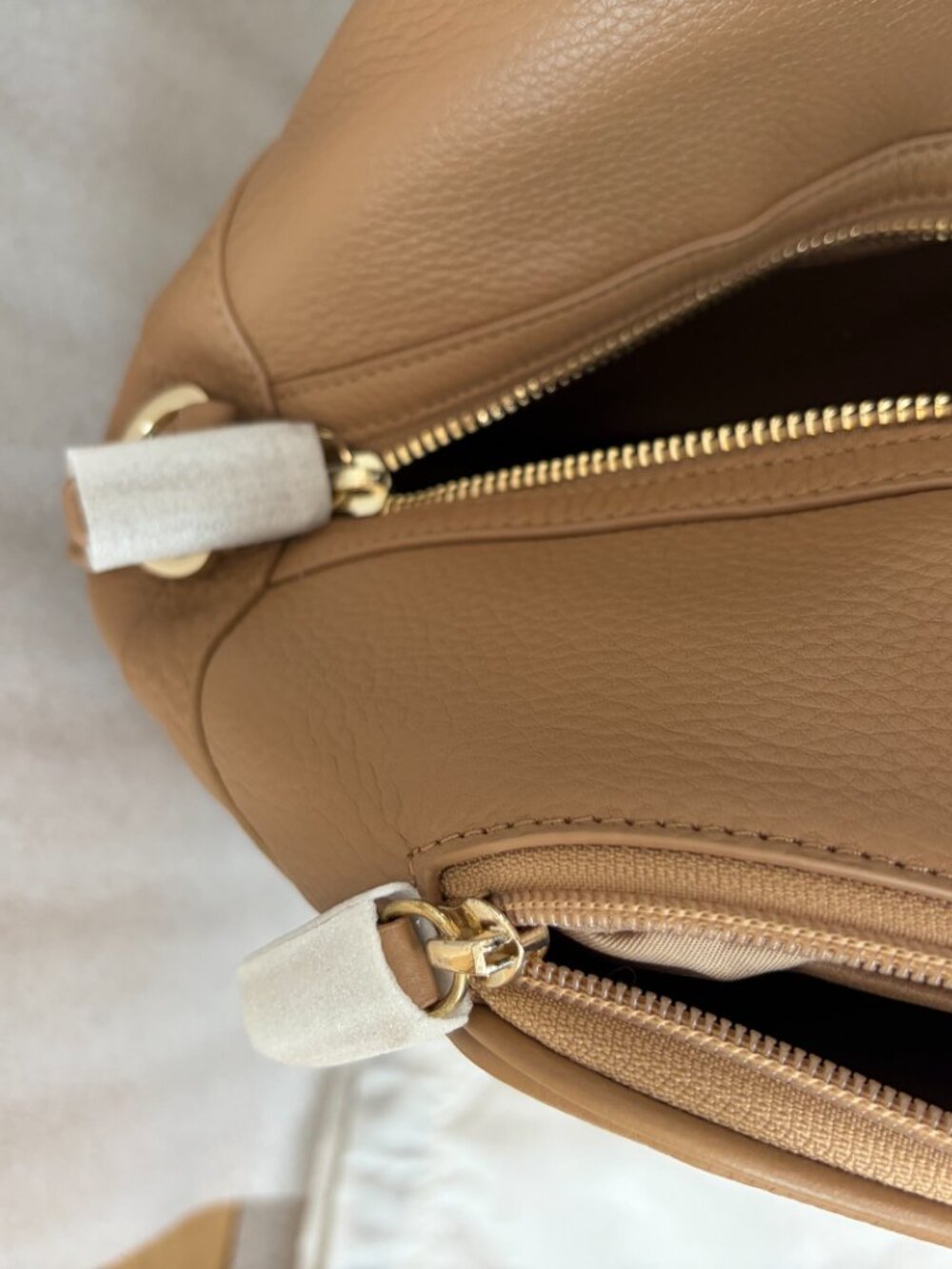 Leatherology Harwood Weekender in Camel Leather Grain Unisex NIB MSRP $435 - Picture 9 of 10